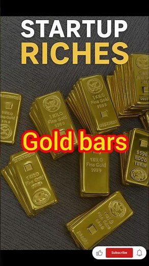 Insane Gold Bars Stacking! 💰 24K Pure Gold Treasure Revealed 😱 | Startup Riches