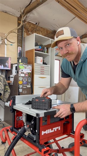10” cordless table saw, with power for days