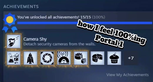Achieving 100% Completion in Portal Game