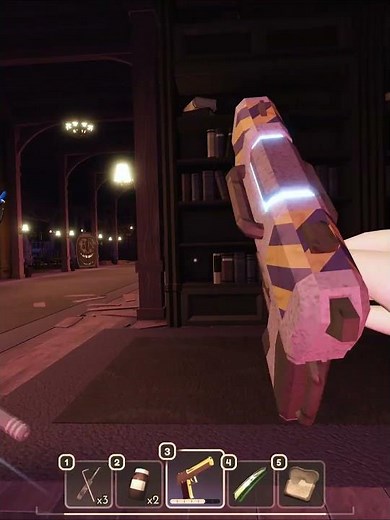 Entering the library