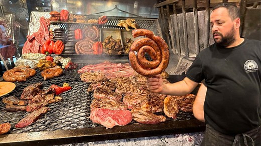 If you love steak, you NEED to see this wood-fired BBQ experience in Uruguay! 🥩🔥 From perfectly grilled meats to the rich flavors of traditional Uruguayan asado, this is the ultimate steak lover’s paradise. This country takes BBQ seriously, and after tasting this, I can see why! #uruguay #montevideo Location: Port Market in Montevideo Uruguay | Strictly Dumpling