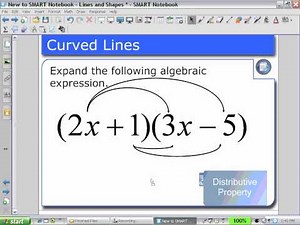 SMART Notebook Math - Lines and Shapes Tools