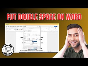 How to Put Double Space on Word - Quick Tutorial {2025}