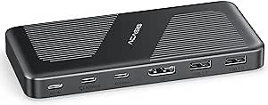 ACASIS 40Gbps Dock,Works with Thunderbolt 4/3, USB4 Host Devices, Single 8K or Dual 6K60Hz Display, 11 Ports-DP 8K 60HZ, 2X USB C 40Gbps, PD 100W, USB4 Hub for M1,M2 Macs and Windows