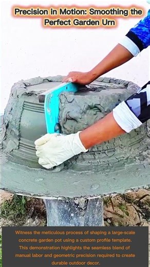 Precision in Motion: Smoothing the Perfect Garden Urn