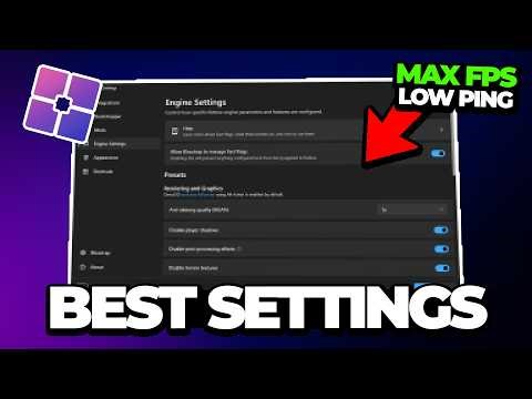 Best NEW Bloxstrap Fast Flags for Roblox FPS BOOST + LOW PING (2026)