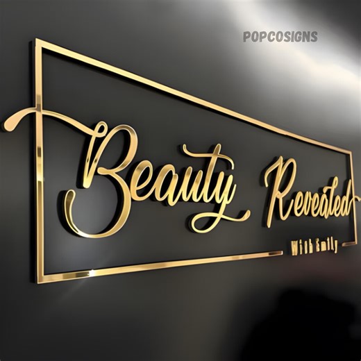 Salon Decor Sign, Laser Cut Signs, Custom Business Sign, Reception Logo Sign, Clinic Sign, Acrylic Letters, Med Spa Sign, Letters for Wall - Etsy