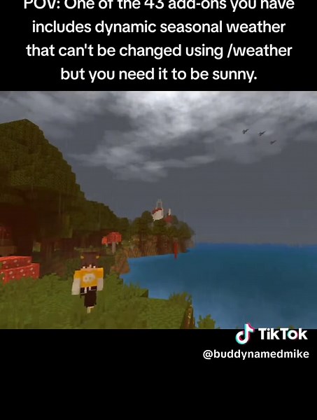 Dynamic Weather Add-ons in Minecraft Bedrock Edition