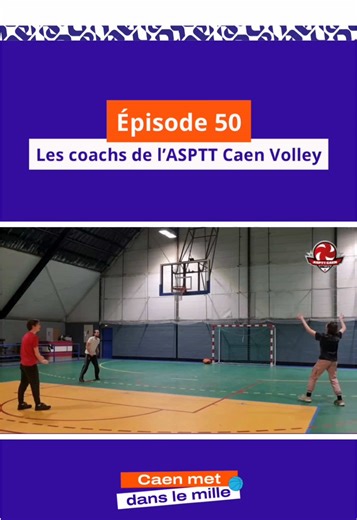 🎯 Épisode 50 🎯 Les coachs de l’ASPTT Caen Volley ont relevé le défi Caen met dans le mille : mettre un panier… en mode volley 👌 @ASPTT CAEN VOLLEY #volley #volleyball #basketballtiktok #caen #challenge