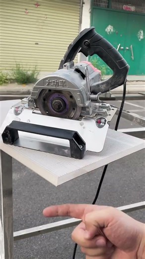 Clean 45° Tile Edge in Seconds! | Tile Master Works Tool Demo #TileChamfer #TileBevel #TileCutting