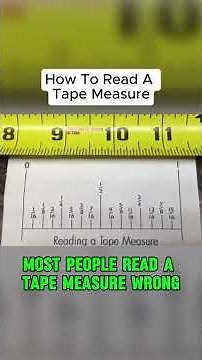 How to Read a Tape Measure 📏 Easy Guide for Beginners