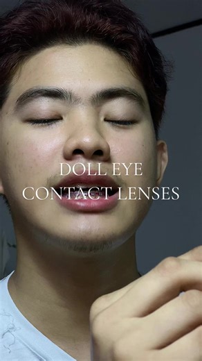 Doll Eye Makeup Tutorial with Black Contact Lenses