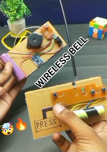 Wireless calling bell #WirelessBell#CallingBell#DIYBell#WirelessProject