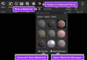 Change materials faster with the new Material Picker [Beta]