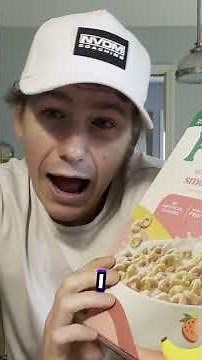 Kashi Strawberry Banana Smoothie Loops Cereal Review! 🍓🍌 Real Fruit Flavor Meets Whole Grain Crunch