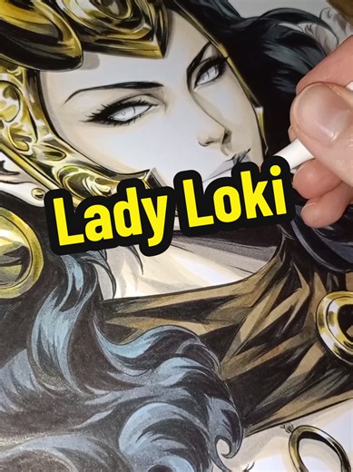Lady Loki Sketch Commission Art