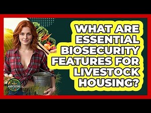 What Are Essential Biosecurity Features For Livestock Housing? - The World of Agriculture