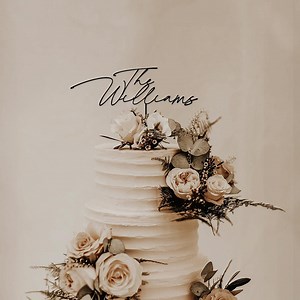 Personalized Wedding Cake Topper, Rustic Wedding Cake Topper, Custom Cake Topper for Wedding, Anniversary Cake Topper, Wedding Cake Decor - Etsy