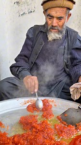 1M views · 7.3K reactions | 55Years Old Halwa Dhaba | Baba Jee Halwa | Dost Muhammad Corn Starch Halwa | Nasheeshta | Rs 50 | Kp Food Diaries | Kp food diaries | Facebook