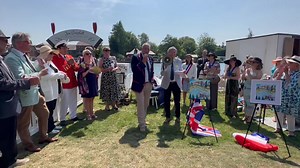 12K views · 87 reactions | Sir Steve Redgrave declares Marlow Town Regatta open!!! Have a great day everyone ‍♀️壟 | MyMarlow | Facebook