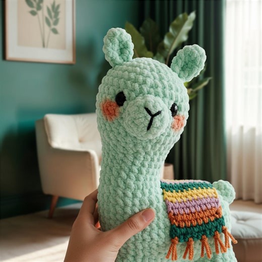 Llama Amigurumi Crochet Pattern, Beginner Friendly Plush Toy Tutorial (PDF) - Etsy