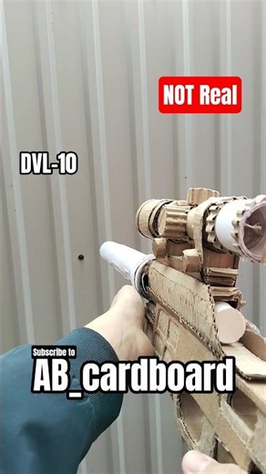 I love this rifle.#views #cardboard #cardboardgun #escapefromtarkov #airsoft #music #gun