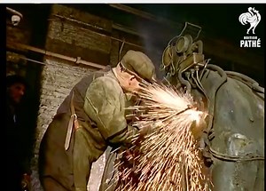 Steam Locomotives being cut up for scrap in England