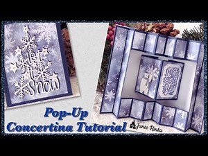 Pop-Up Concertina Fun Fold Card Tutorial