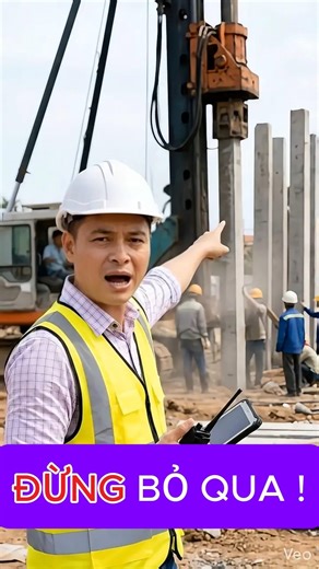 Ép cọc thử quan trọng đến mức nào ? #vatlieuxaydung #thicongxaydung #thietkexaydung #xaynha