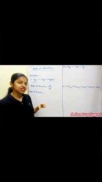 Expression or Representation of Rate of Chemical Reactions Chemical Kinetics #chemistry #class12