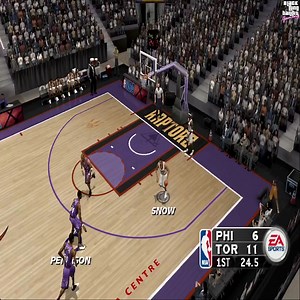 NBA Live 2004 | Raptors vs. 76ers part 8 #reelitfeelit | Black Lung Bandit Gaming