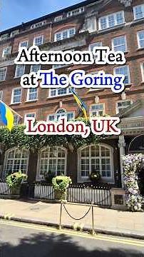 London Afternoon Tea at The Goring