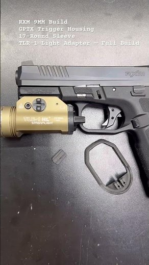 RXM 9 MM — Full Build Setup | GPTX Trigger + 17-Round Sleeve + TLR-1 Adapter