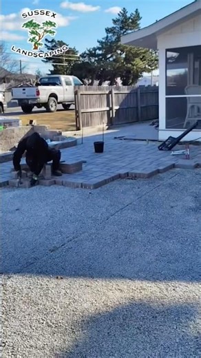 Part 3 - Base Preparation & Compaction. Call/Text 302-249-3012 #outdoors #landscaping #pavers #fyp