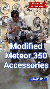 Meteor 350 Touring Accessories | Modified Meteor 350 | Royal Enfield Meteor 350 #royalenfield