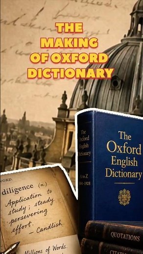The Making of the Oxford English Dictionary 📚 #shorts #ytshorts #history #oxford #dictionary