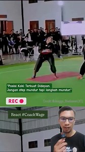 Taktik Circle-an yang Lain ? Lihat ini ! #react #coachwage #pencaksilat #shorts #persinasasad | Ridzqie Wage