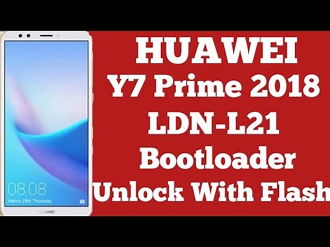 Huawei Y7 prime 2018 | FLASH And Bootloader Unlock | LDN-L21