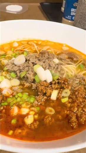 Putting my bowl together #ramen
