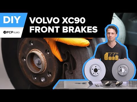 Volvo XC90 Front Brake Pad & Rotor Replacement DIY (2016-2021 Volvo SPA XC90 T6 Inscription, T5)