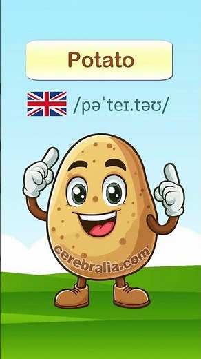 How to pronounce POTATO | British vs American English