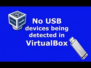 No USB devices being detected in VirtualBox - Eazytrix