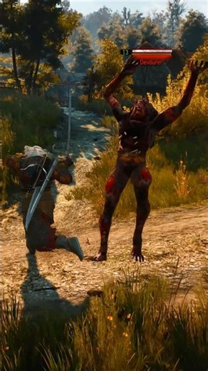 Geralt Found A Cursed Monster