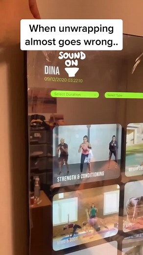 Unwrapping the Fittar Smart Mirror at Dina Matloub's Place
