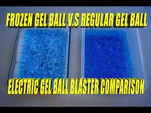 Do frozen gel balls work on gel blasters?