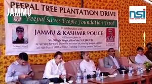 1.1K views · 23 reactions | "Peepal Save People Foundation" Trust organizing 'Peepal Saplings Drive' at Police Training Centre Sh. Dilbagh Singh IPS, DGP J&K Police shall start the Peepal Sapling plantation drive by planting the first Peepal sapling at Police Training Centre, Sunjwan. | News Sehar India | Facebook