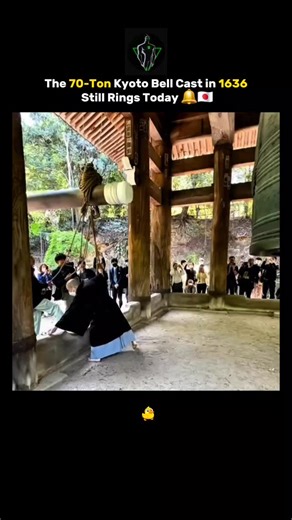 explain_with_science | This 70-ton bell in Kyoto was cast in 1636, and its massive size helps it produce a deep, resonating sound that can be heard from far away.... | Instagram