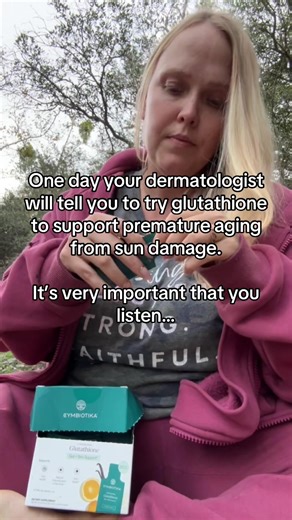 Premature skin aging from sun exposure is more common than people realize. Supporting your body’s natural antioxidant systems—like glutathione—can be an important part of caring for skin as you age. This is one of those things future-you could be glad you didn’t ignore. @Cymbiotika