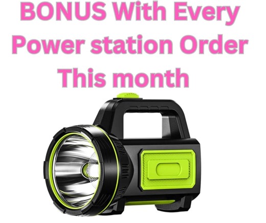 This month, A Bonus Rechargeable torch will be given out with all units that are Ordered In October. we Have a Number of Our Ute canopy power stations Instock and ready togo. | Atomic Bunker- Power Station | Facebook