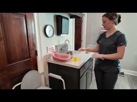 GEORGIA CNA SKILLS EXAM: MEASURES AND RECORDS URINARY OUTPUT